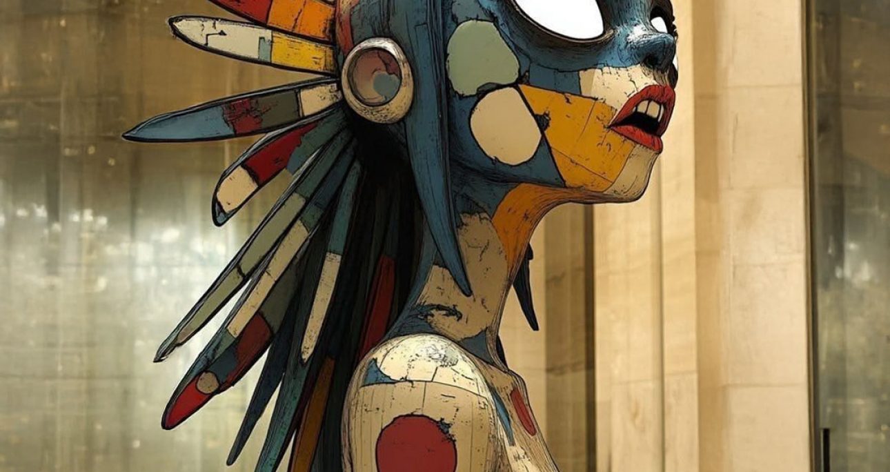 Unveiling Aztec Cipher: A Vision in Distressed Art