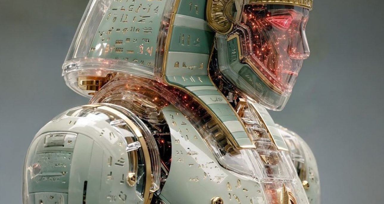 Unveiling the Cybernetic Pharaoh Bust: Ancient Tech Reborn