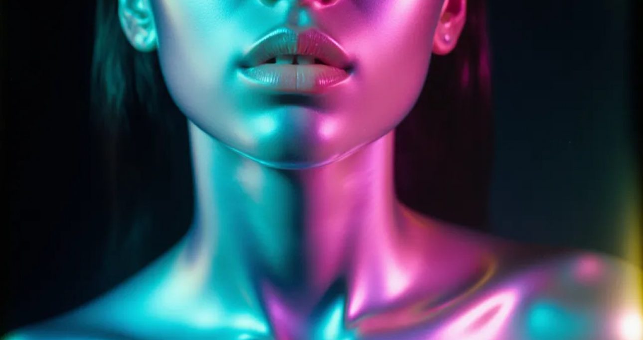 Experience Iridescent Aura: Neon Dreams Come Alive