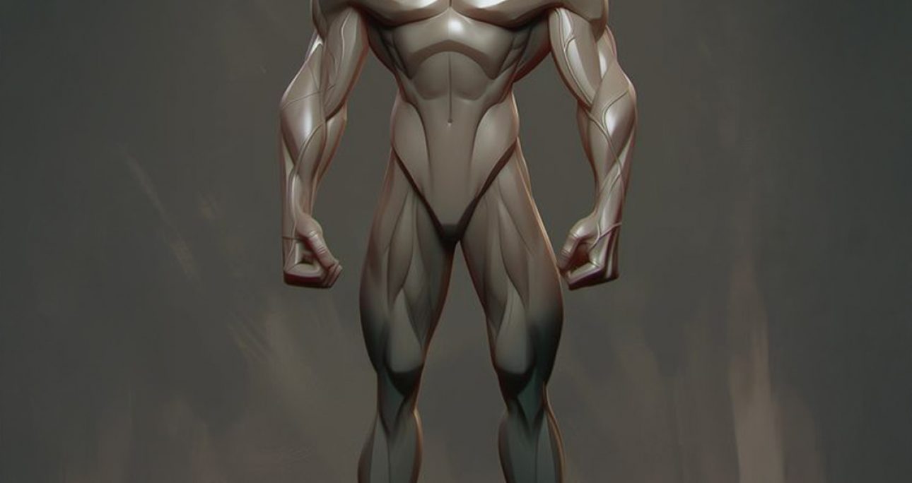 Sculpted Sentinel: Masterpiece of Digital Power